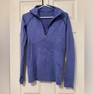 Lululemon 1/2 zip swiftly size 6 euc